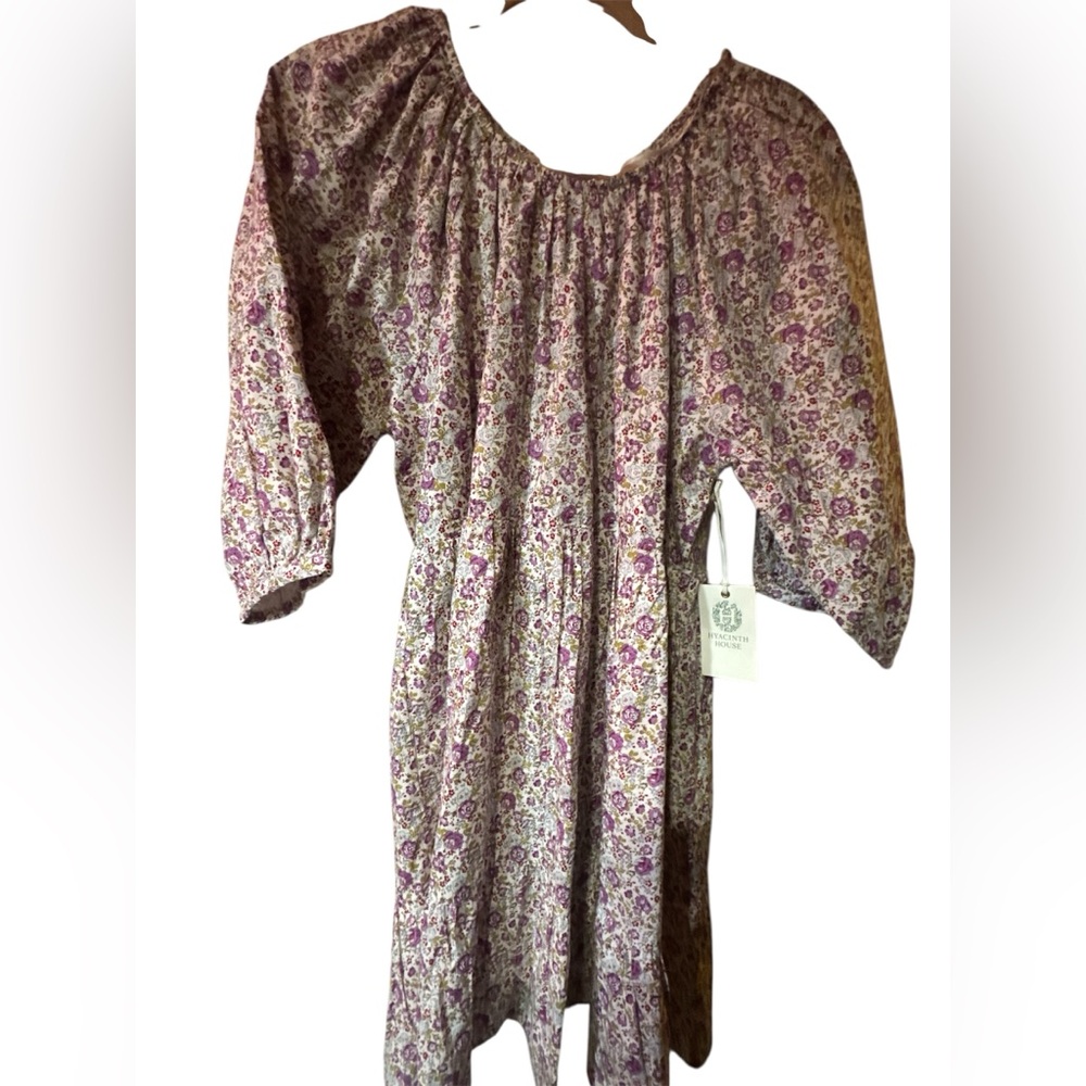 Tuckernuck Hyacinth House | Lilac Floral Huckleberry Mini Dress Small